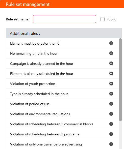 Campaigns rule engine